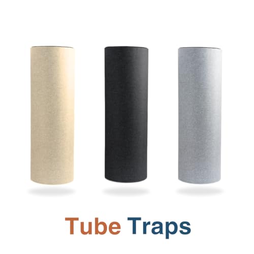 Timber Acoustics Tube Traps | Freestanding Bass Traps, Room Acoustics & Soundproofing for Music Studios, Home Theatres (1' x 4') [Single]