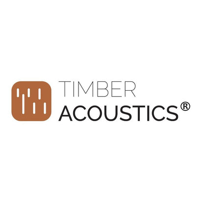 Timber Acoustics X14 Absorption Panels, Room Acoustics & Soundproofing for Music Studios, Home Theatres 1'x4'x3" [SET OF 3]