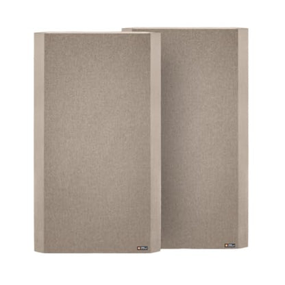 Timber Acoustics Bevelled Edge Corner Bass Traps, Room Acoustics & Soundproofing (2' x 4' x 5") [SET OF 2]