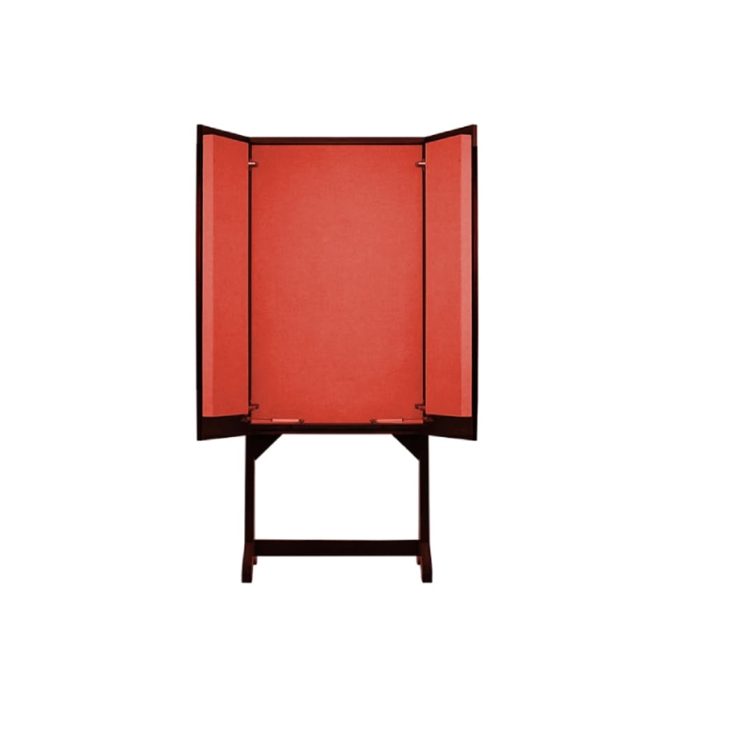 Timber Acoustics Foldable Isolation Booth, Room Acoustics & Soundproofing, Home Studios & Podcasts (4′ x 2′ x 5’′ ( 6′ tall with the stand))