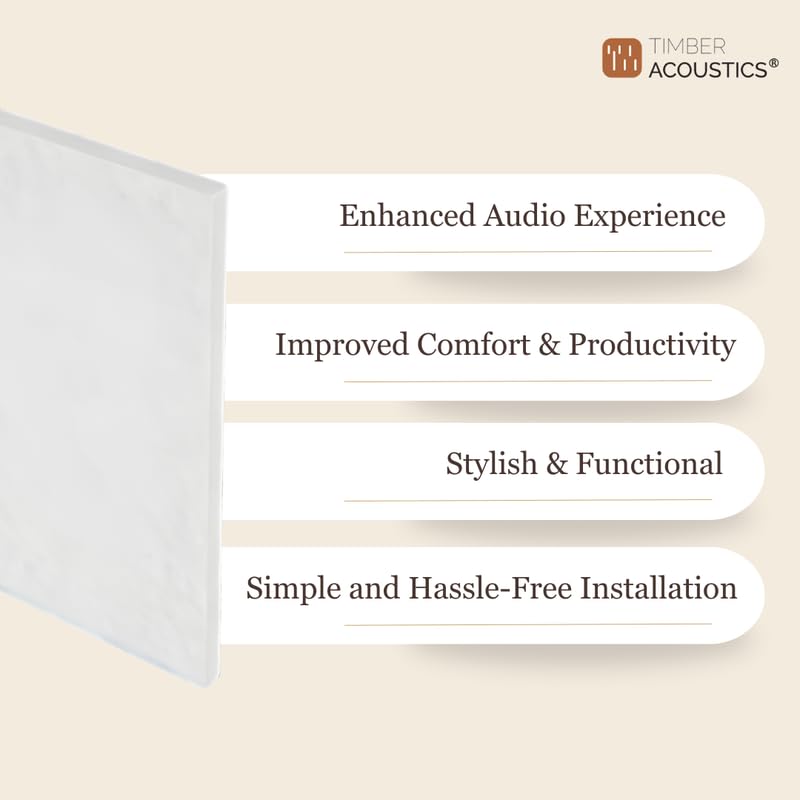 Timber Acoustics PET Soundproof Acoustic Wall Panels, Room Acoustics & Soundproofing