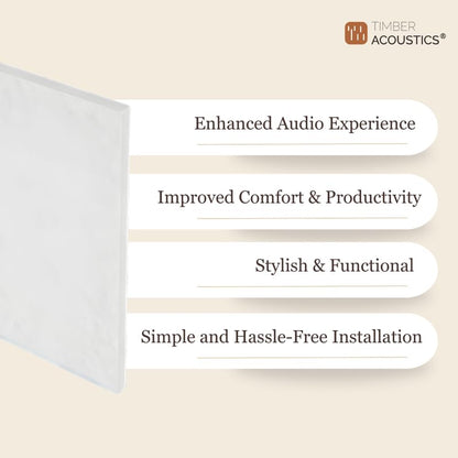 Timber Acoustics PET Soundproof Acoustic Wall Panels, Room Acoustics & Soundproofing