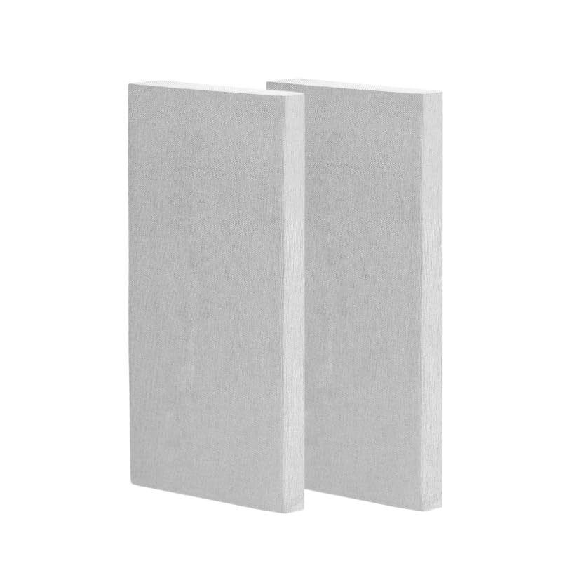 Timber Acoustics Sound Absorption Panels, Room Acoustics & Soundproofing for Music Studios, Home Theatres 2' x 4' x 2" [SET OF 2]