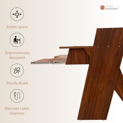 Timber Acoustics® StudioPad™ Mini, Music Studio Table, Music Producers (3.5' x 2.5')