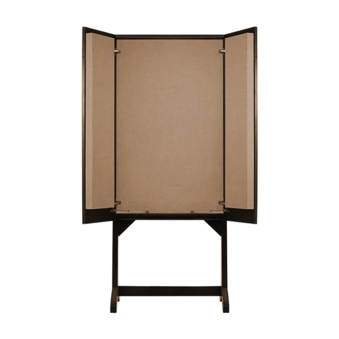 Timber Acoustics Foldable Isolation Booth, Room Acoustics & Soundproofing, Home Studios & Podcasts (4′ x 2′ x 5’′ ( 6′ tall with the stand))