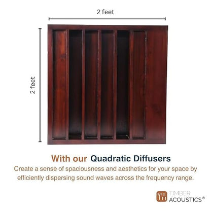 Timber Acoustics QRD Sound Diffusers, Room Acoustics & Sound Diffusion