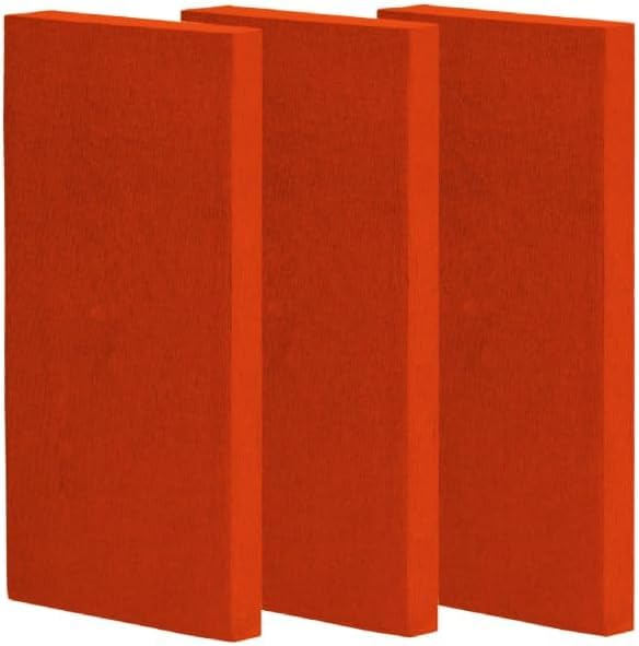 Timber Acoustics Absorption Panels, Room Acoustics & Soundproofing For Music Studios, Home Theatres (2' x 4' x 3") [SET OF 3]