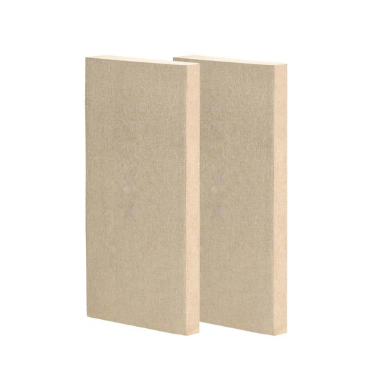 Timber Acoustics Sound Absorption Panels, Room Acoustics & Soundproofing for Music Studios, Home Theatres 2' x 4' x 2" [SET OF 2]