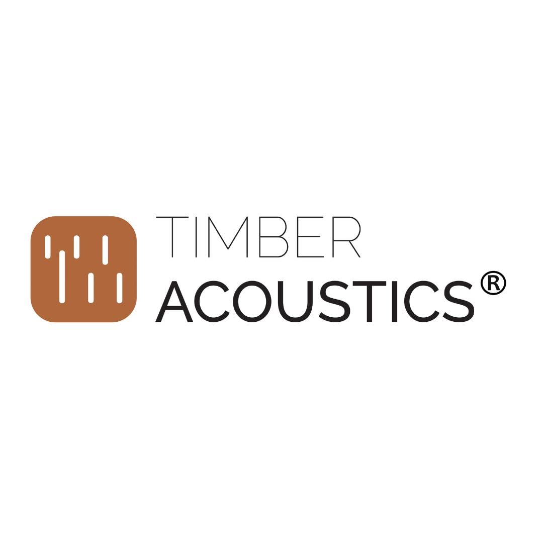 Timber Acoustics Sound Absorption Panels, Room Acoustics & Soundproofing for Music Studios, Home Theatres 20"x40"x3" (SET OF 2)