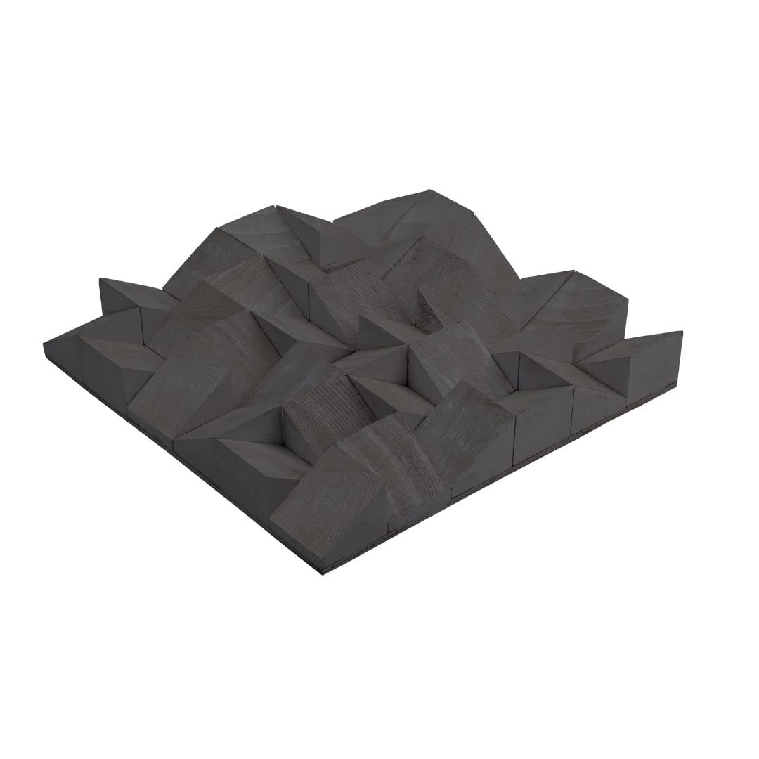 Timber Acoustics BlockFuser Diffuser, Room Acoustics & Sound Diffusion (Single)