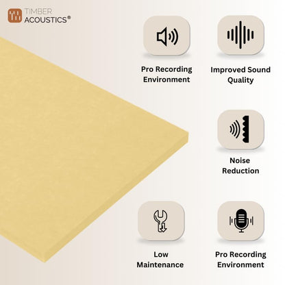 Timber Acoustics PET Soundproof Acoustic Wall Panels, Room Acoustics & Soundproofing