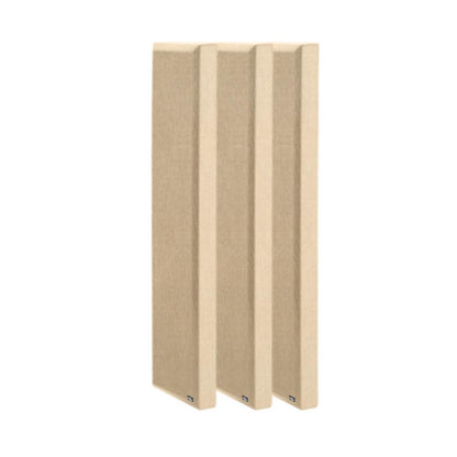 Timber Acoustics Bevelled Edge Sound Absorption Panels, Room Acoustics & Soundproofing[SET OF 3]