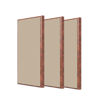 Timber Acoustics External Frame Acoustic Panels, Room Acoustics & Soundproofing (WALNUT) [SET OF 3]