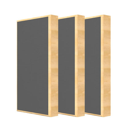 Timber Acoustics Wooden Frame Acoustic Panels, Room Acoustics & Soundproofing for Music Studios, Home Theatres [SET OF 3]