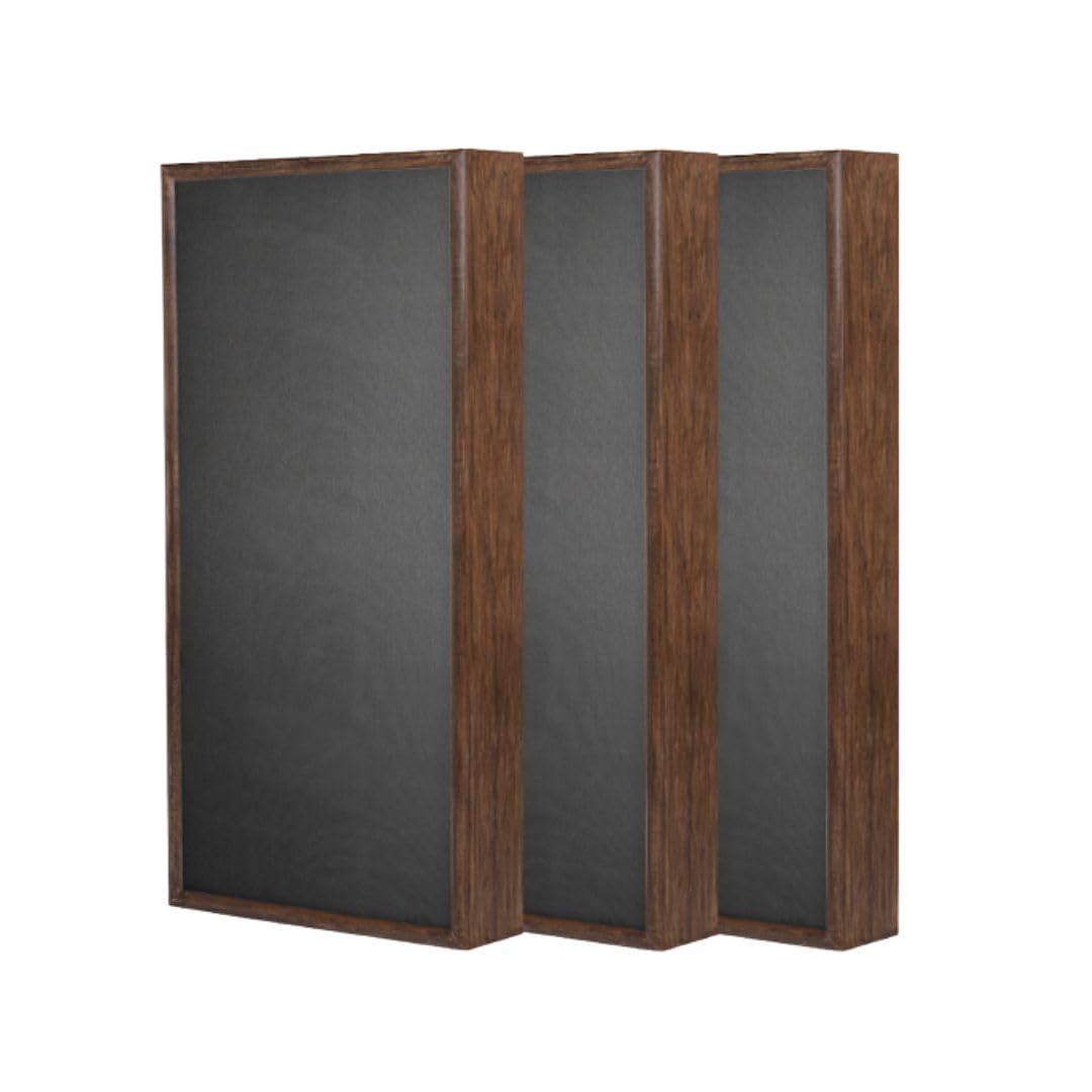 Timber Acoustics External Frame Acoustic Panels, Room Acoustics & Soundproofing (WALNUT) [SET OF 3]