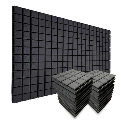 Timber Acoustics Turbo Foam Panels, Room Acoustics & Soundproofing for Music Studios, Home Theatres (12" x 12" x 2")