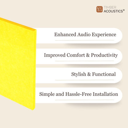 Timber Acoustics PET Soundproof Acoustic Wall Panels, Room Acoustics & Soundproofing