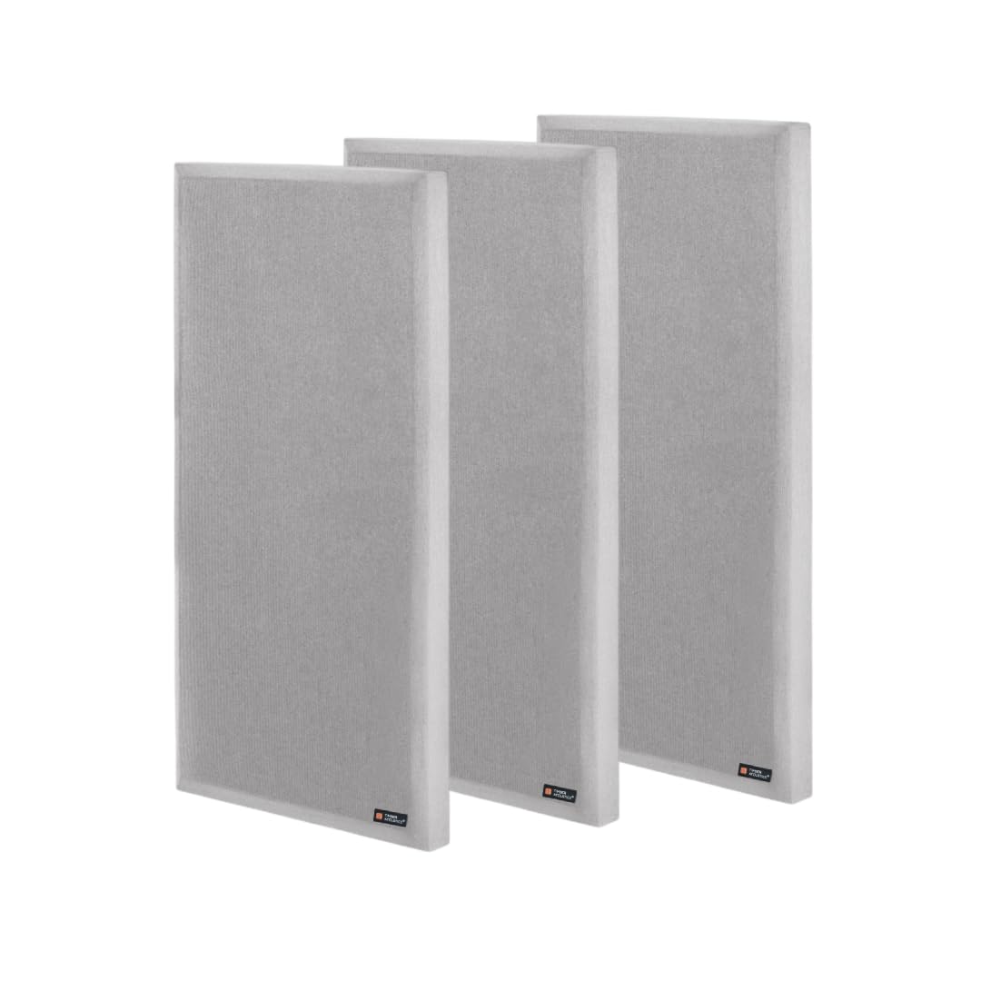 Timber Acoustics Bevelled Edge Sound Absorption Panels, Room Acoustics & Soundproofing[SET OF 3]