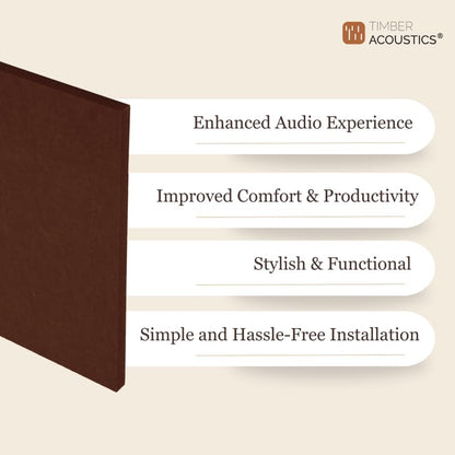 Timber Acoustics PET Soundproof Acoustic Wall Panels, Room Acoustics & Soundproofing