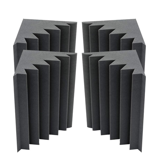 Timber Acoustics Corner Bass Trap Foam, Room Acoustics & Soundproofing (24" x 12" x 18")