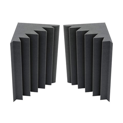 Timber Acoustics Corner Bass Trap Foam, Room Acoustics & Soundproofing (24" x 12" x 18")