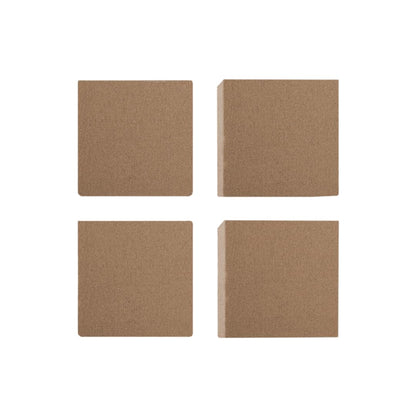 Timber Acoustics Absorb Blocks, Room Acoustics & Soundproofing For Studios, Home Theatres [SET OF 4] (2' x 2' x 2")