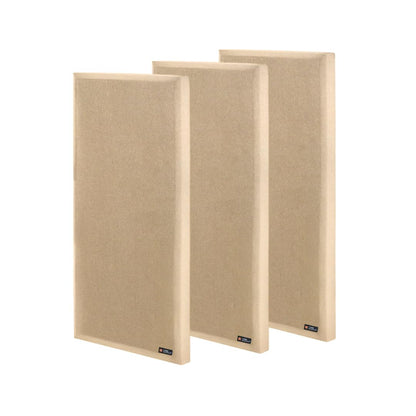 Timber Acoustics Bevelled Edge Sound Absorption Panels, Room Acoustics & Soundproofing[SET OF 3]