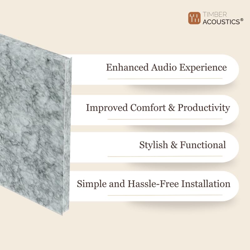 Timber Acoustics PET Soundproof Acoustic Wall Panels, Room Acoustics & Soundproofing