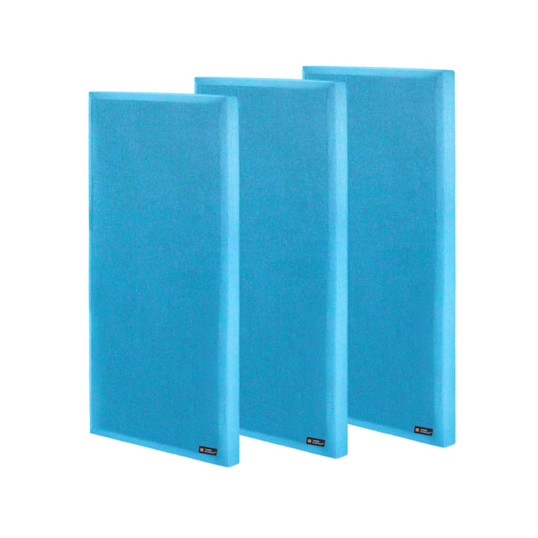 Timber Acoustics Bevelled Edge Sound Absorption Panels, Room Acoustics & Soundproofing[SET OF 3]