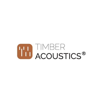 Timber Acoustics Absorption Panels, Room Acoustics & Soundproofing For Music Studios, Home Theatres (2' x 4' x 3") [SET OF 3]