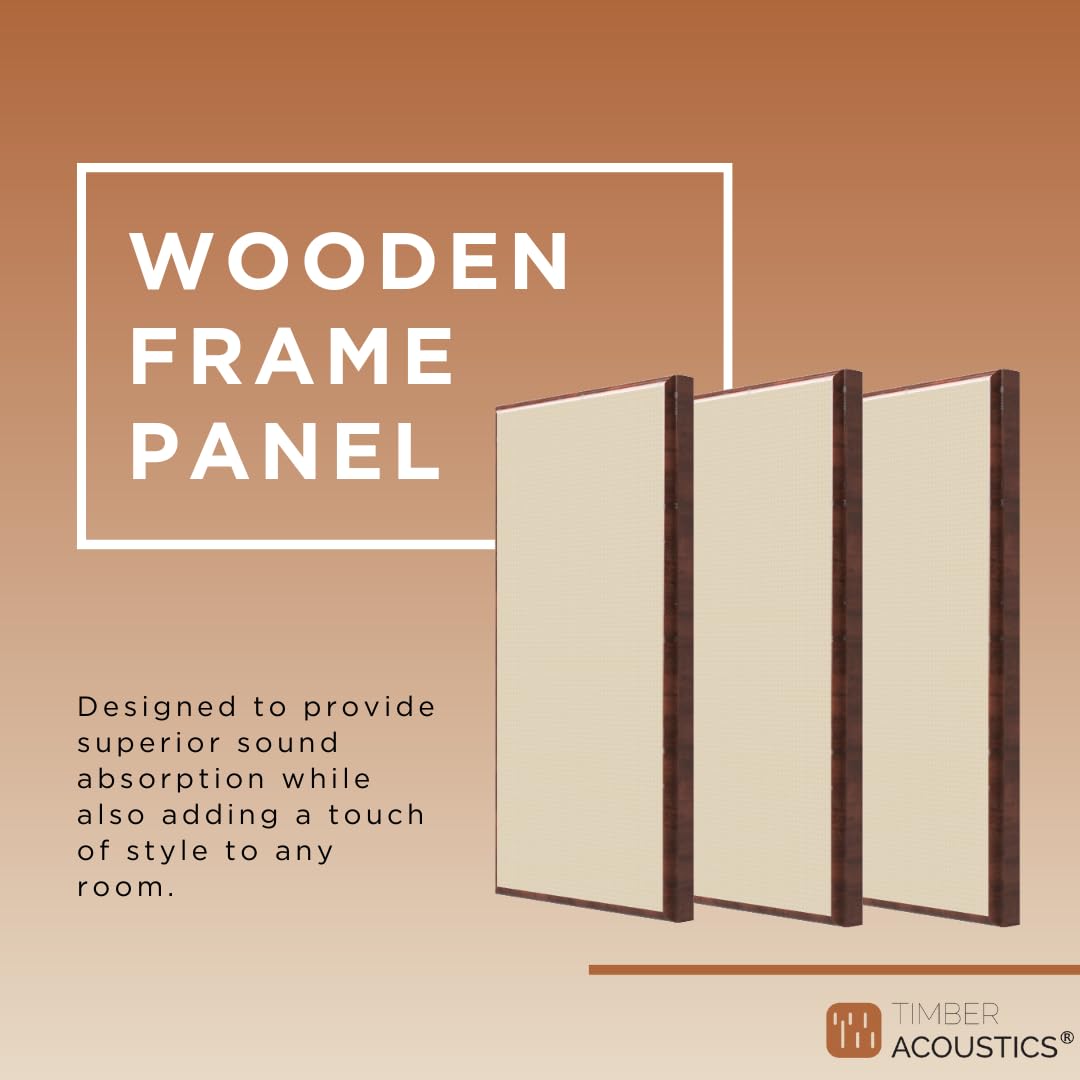 External Frame Acoustic Panels (WALNUT) [SET OF 3]-Image 1