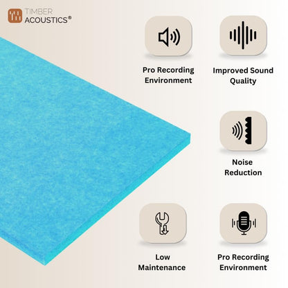 Timber Acoustics PET Soundproof Acoustic Wall Panels, Room Acoustics & Soundproofing