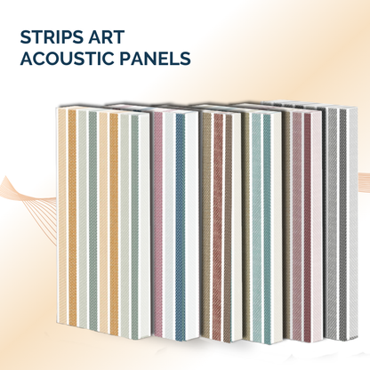 Timber Acoustics Soundproofing Strips Printed Art Panels For Wall, Room Acoustics for Music Studios, Home Theatre or Residential Spaces (2' x 4')