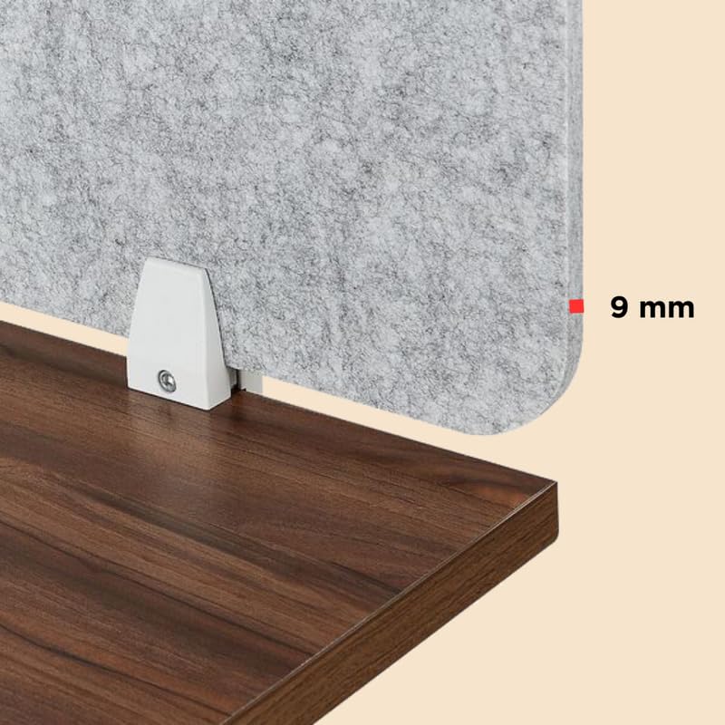 Timber Acoustics Acoustic Desk Divider, Office Acoustics & Soundproofing (16” x 36”)