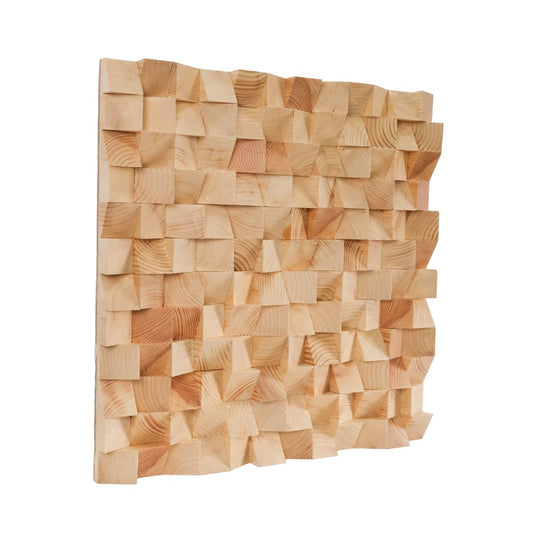 Timber Acoustics BlockFuser Diffuser, Room Acoustics & Sound Diffusion (Single)