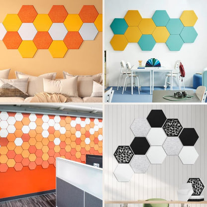 Timber Acoustics HEXAGON PET Panels, Room Acoustics & Soundproofing