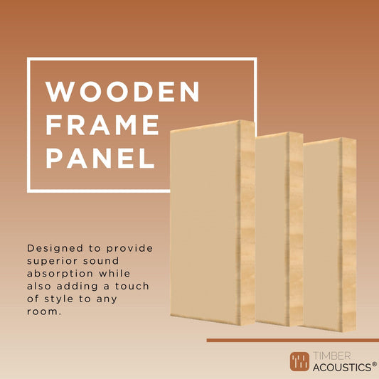 Wooden Frame Acoustic Panels [SET OF 3]-Image 1