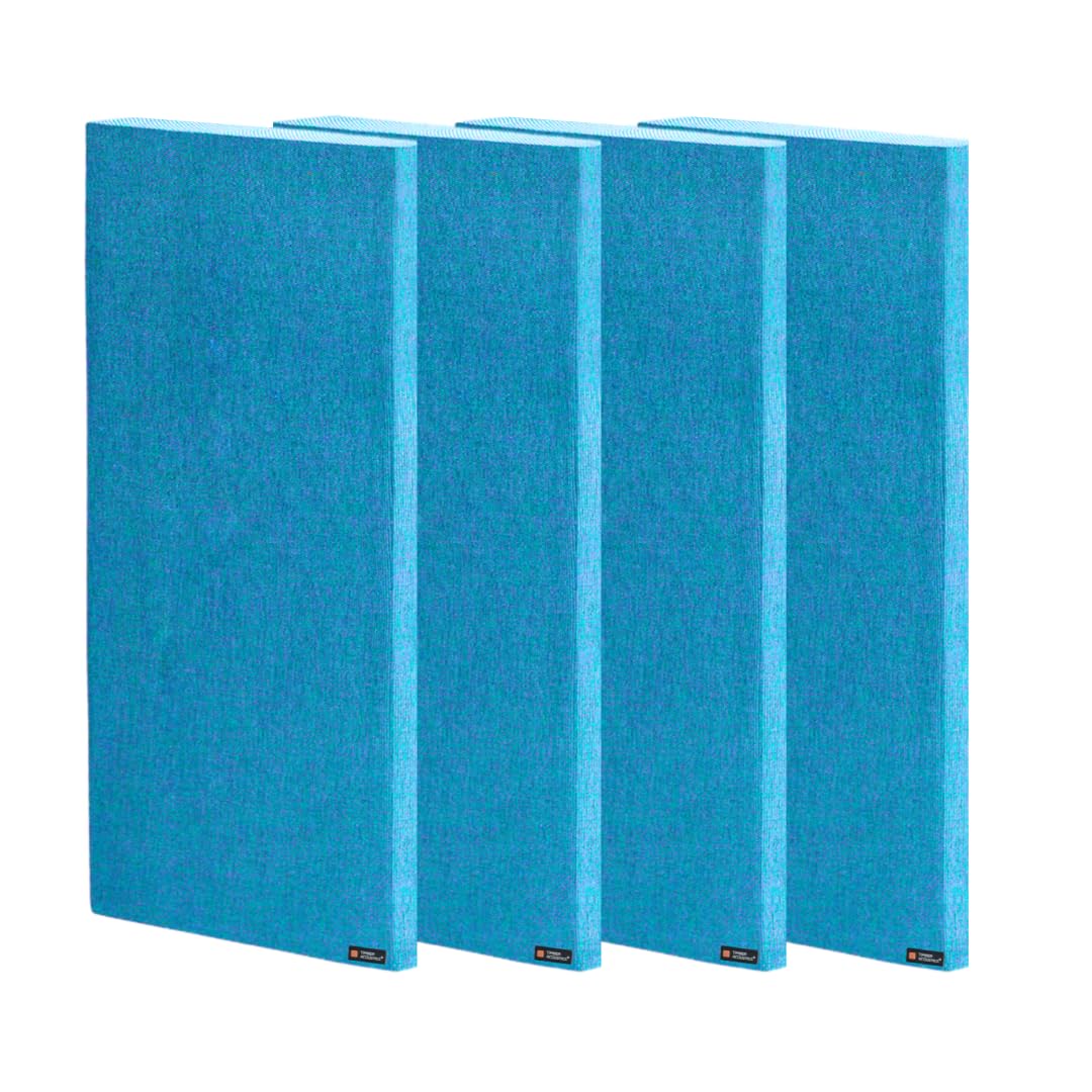 Timber Acoustics Sound Absorption Panels, Room Acoustics & Soundproofing for Music Studios, Home Theatres 2' x 4' x 1" [SET OF 4]