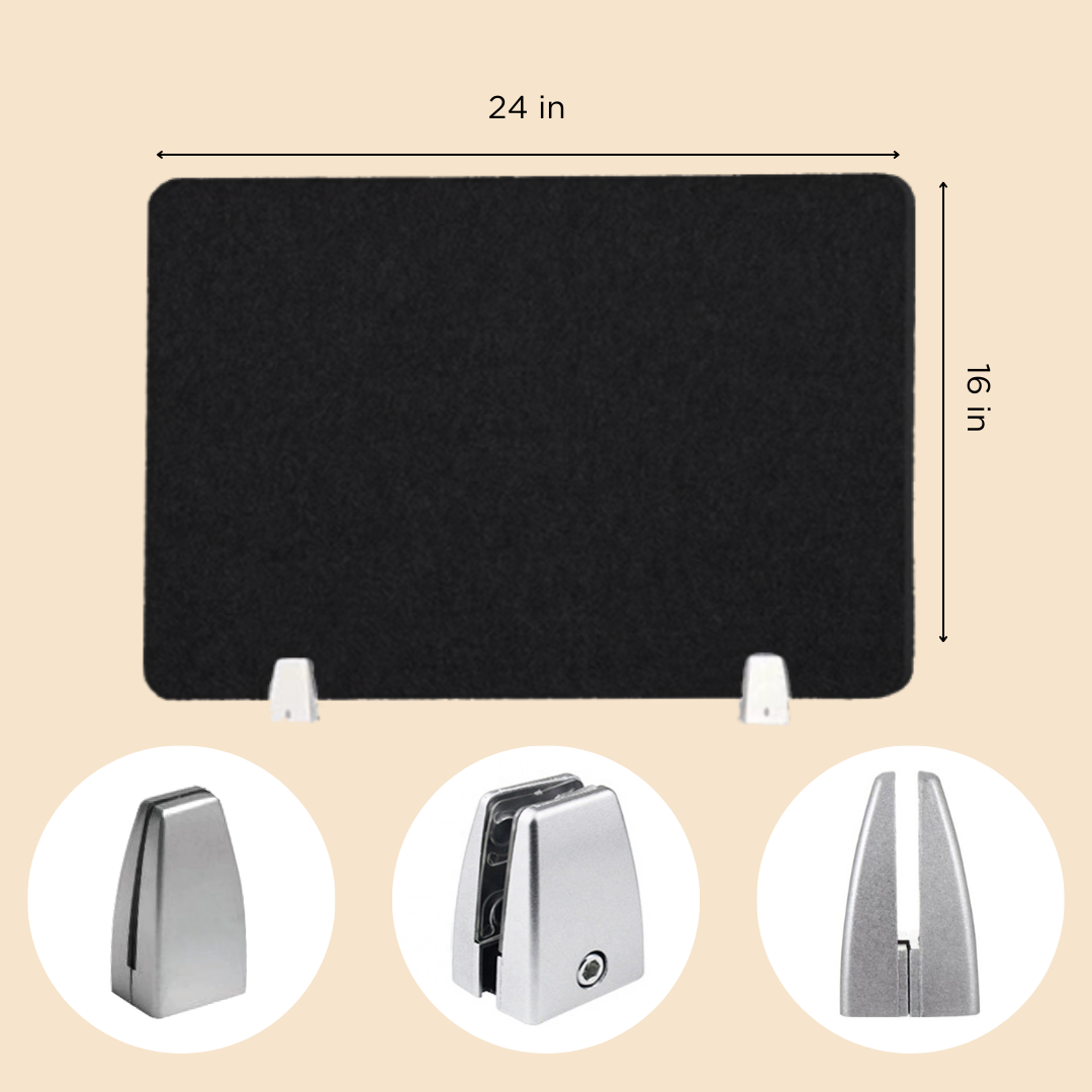 Timber Acoustics Acoustic Desk Divider, Office Acoustics and Soundproofing