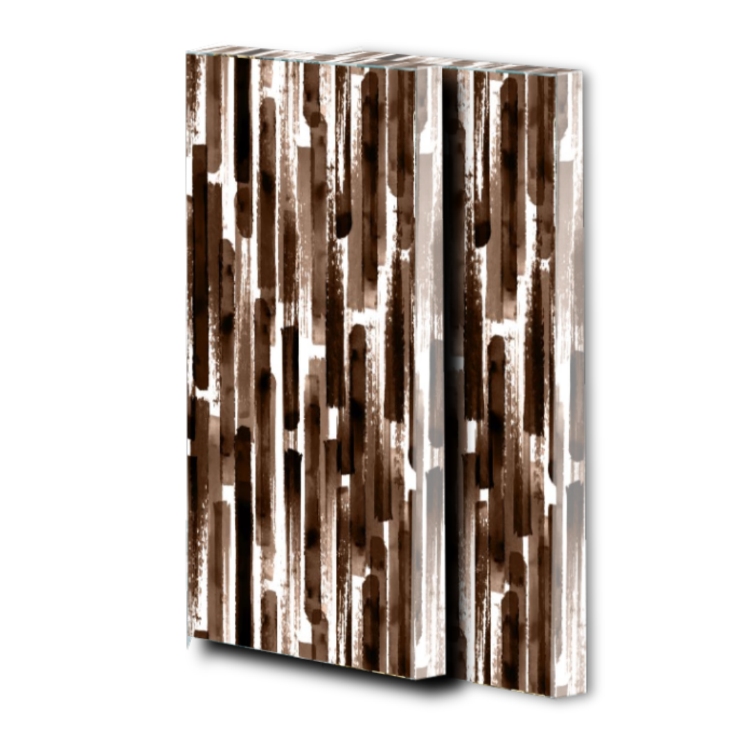 Timber Acoustics Soundproofing Abstract Printed Art Panels For Wall, Room Acoustics & Soundproofing for Music Studios, Residential Places, Home Theatres (2' x 4')