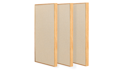 Timber Acoustics Wooden Frame Acoustic Panels, Room Acoustics & Soundproofing for Music Studios, Home Theatres [SET OF 3]