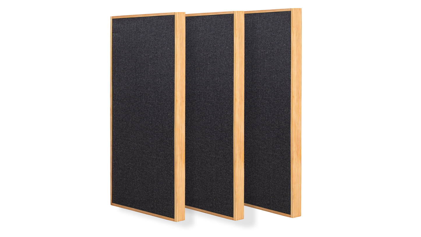 Timber Acoustics Wooden Frame Acoustic Panels, Room Acoustics & Soundproofing for Music Studios, Home Theatres [SET OF 3]