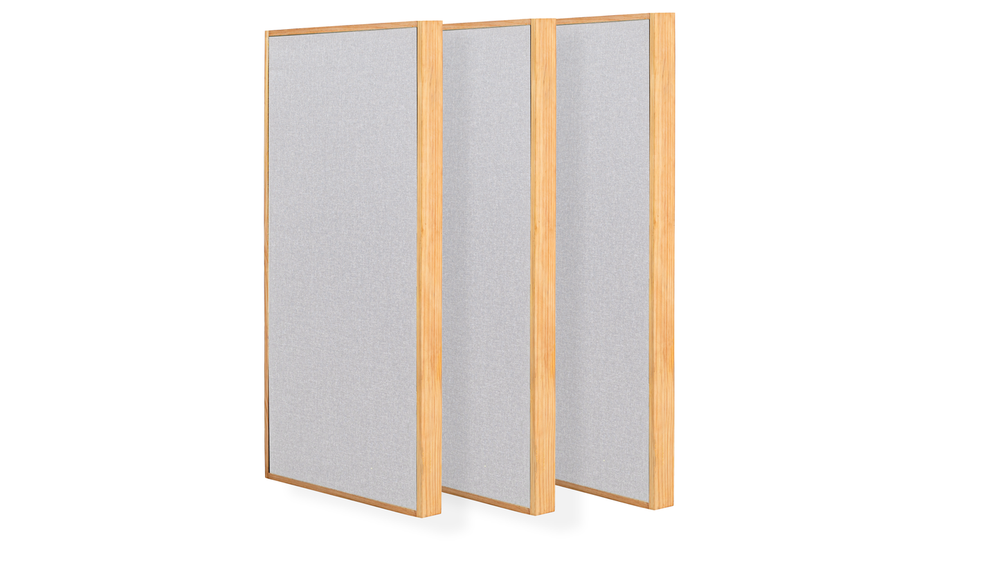 Timber Acoustics Wooden Frame Acoustic Panels, Room Acoustics & Soundproofing for Music Studios, Home Theatres [SET OF 3]